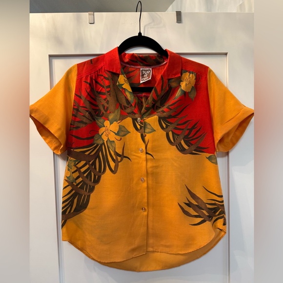 VTG Rare 1960s ILGWU Polynesian Shirt/Skirt Set - Picture 3 of 13